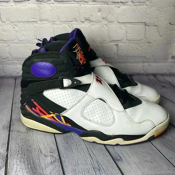 Nike Air Jordan 8 Retro Three Peat Size 11.5 OG VIII 305381-142 White Black main image 12